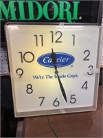 Carrier plastic Clock plastic front does have a