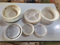Estate lot of plates and bowls