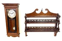 Verichron Westminster 1970's Clock and Spice Rack