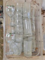 Estate lot of glass cups
