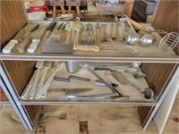 Estate lot of kitchen ware utensils