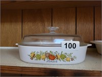 CORNING WARE 2.5 LITER BOWL WITH LID
