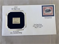 22k gold replica stamp.