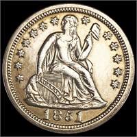 1851 Seated Liberty Dime UNCIRCULATED
