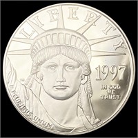 1997-W 1oz Platinum Liberty $100 GEM PROOF