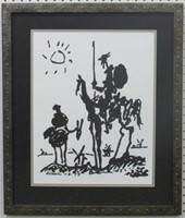 Don Quixote Silkscreen By Pablo Picasso