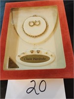 Chain wardrobe Jewelry set - no necklace