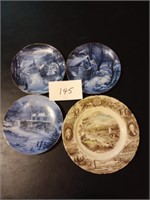 Painted collectable plates