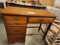 Vintage 4 Drawer Desk