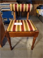 Vintage sewing chair with storage