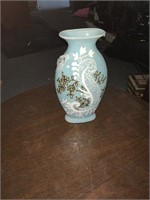 Blue flower vase