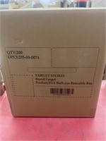 New case of 200 reusable target shopping