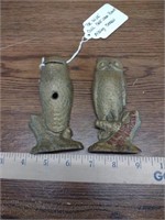 Be wise cast iron owl Bank missing screw