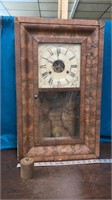 1800s Seth Thomas Clock Company clock. Rosewood