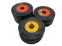 150 - Unsleeved Mixed Genre 45 RPM Records