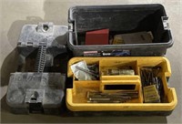(A) Craftsman Plastic Tool Box including Drill