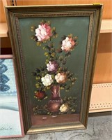 Floral Painting in Frame