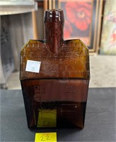 E.G. Booz's Old Cabin Whiskey Bottle
