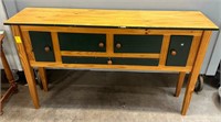 Wooden Sofa Table and Cabinet