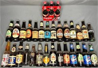 Group of Vintage Sealed/ Full Beer & Coke Bottles