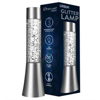 Swirling Silver Glitter Lamp 13x3.4 AZ1