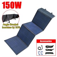150W 18V Portable Solar Panel Folding Bag with Bra