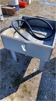 HOME MADE BUTCHER SINK 34x34in