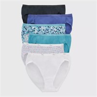Hanes Women's 6pk Hi-Cut Panties A7