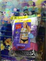 Hanes Womens Comfort Cotton Bikini Underwear 9pkA7