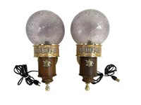 Michelob Beer Wall Light Bubbled Globe Sconces