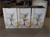 3 Tealight Twig Centerpieces in Box