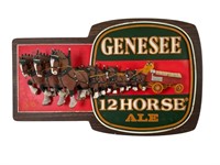 Genesee 12 Horse Ale Plaque