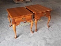 Pair of Wooden end Tables