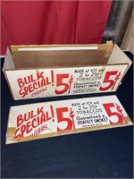 Bulk special cigar, cardboard, Advertising box