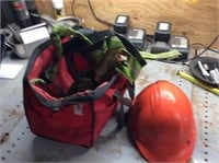 hard hat and harness