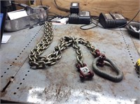 8 ft chain w/ clevis ends