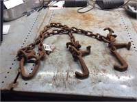 Chain bridle with cluster