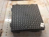 (36) 1'x1' rubber floor tiles