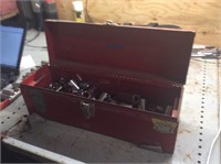 toolbox with a lot of sockets