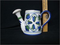 Vintage Handpainted Ceramic Watering Can
