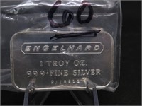 Engelhard 1oz .999 Silver Bar