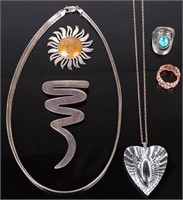 WATERFORD, D'JOY, TAXCO & OTHERS STERLING JEWELRY