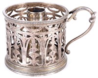 CRISTOFLE PRE-1935 SILVER PLATED CHAMBER CANDLE*