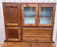 223 - VINTAGE CHINA HUTCH 64X43" (AS IS)