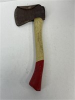 OFFICIAL BOY SCOUT AXE WITH LEATHER SHEATH