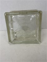 ESSO GLASS ADVERTISING COIN BANK