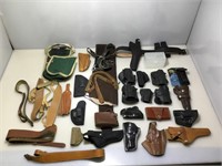 Large Collection of Holsters and more