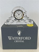 WATERFORD CRYSTAL SMALL MANTEL CLOCK