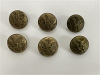 MILITARY CIVIL WAR? BRASS BUTTONS