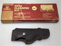 Vintage Cleaning Kit and Holster for Small Frame